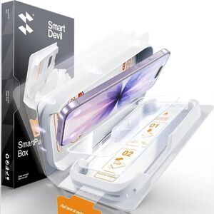 SmartDevil Screen Protector with SmartPull Box 9H Tempered Glass Easy Install